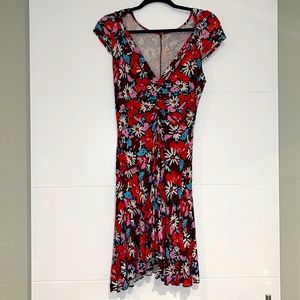 Free People floral bodycon style flowy dress